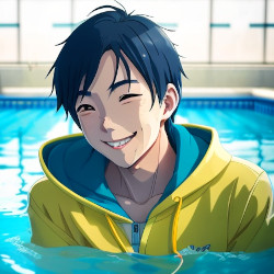 Swimming in clothes is popular in our team